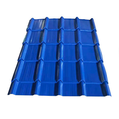 1mm Corrugated Aluminum Roofing Sheet Plate Wave Tiles Color Coated 1150mm